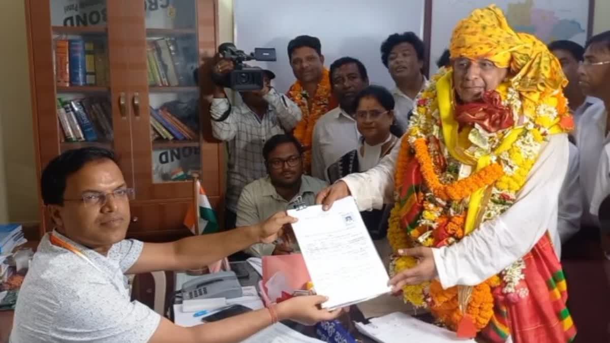 Jayant Sarangi Files nomination