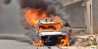 Barhi DCLR  car caught fire