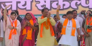 CM Sai election campaign in Sakti