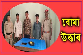 Bomb recovered in Basugaon