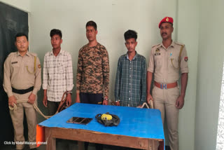 Assam Police on Wednesday night arrested three Kamtapur Liberation Organisation (KLO) members in Basugaon ahead of the third phase of Lok Sabha elections.