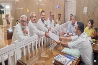 Congress candidate Varun Choudhary filed nomination in Karnal of Haryana in Presence of Bhupinder Singh Hooda  Lok sabha Election 2024