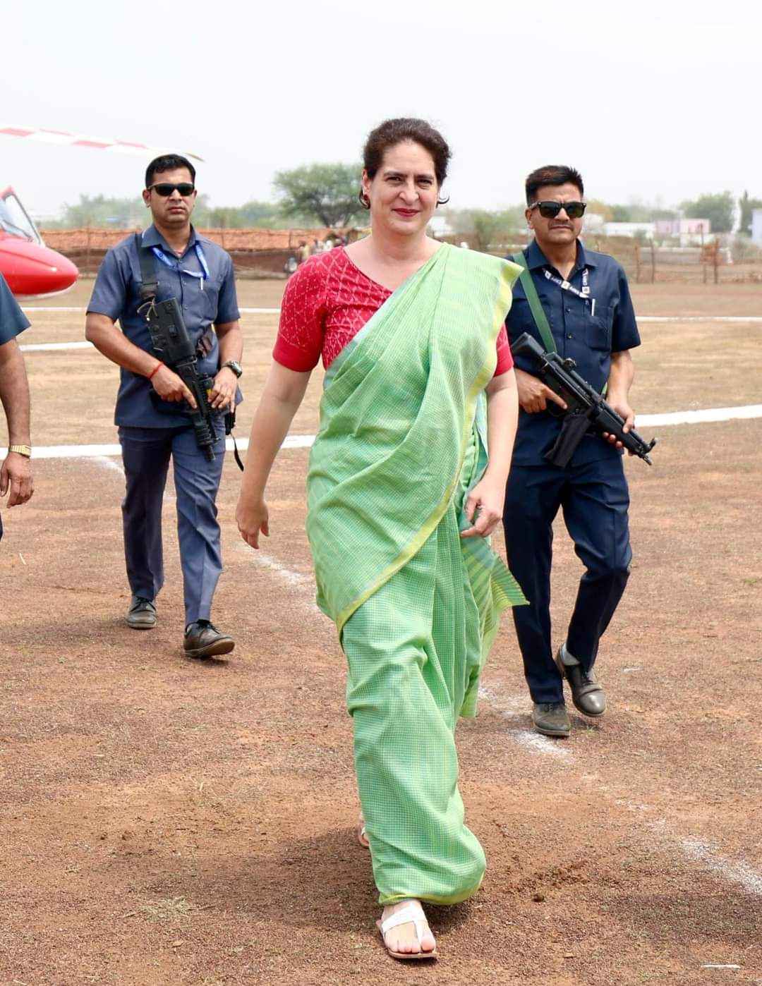 priyanka gandhi visit morena