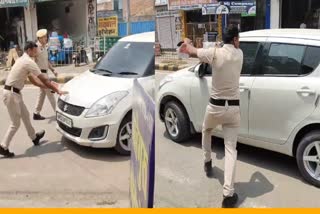 ATTEMPTED TO CRUSH POLICE