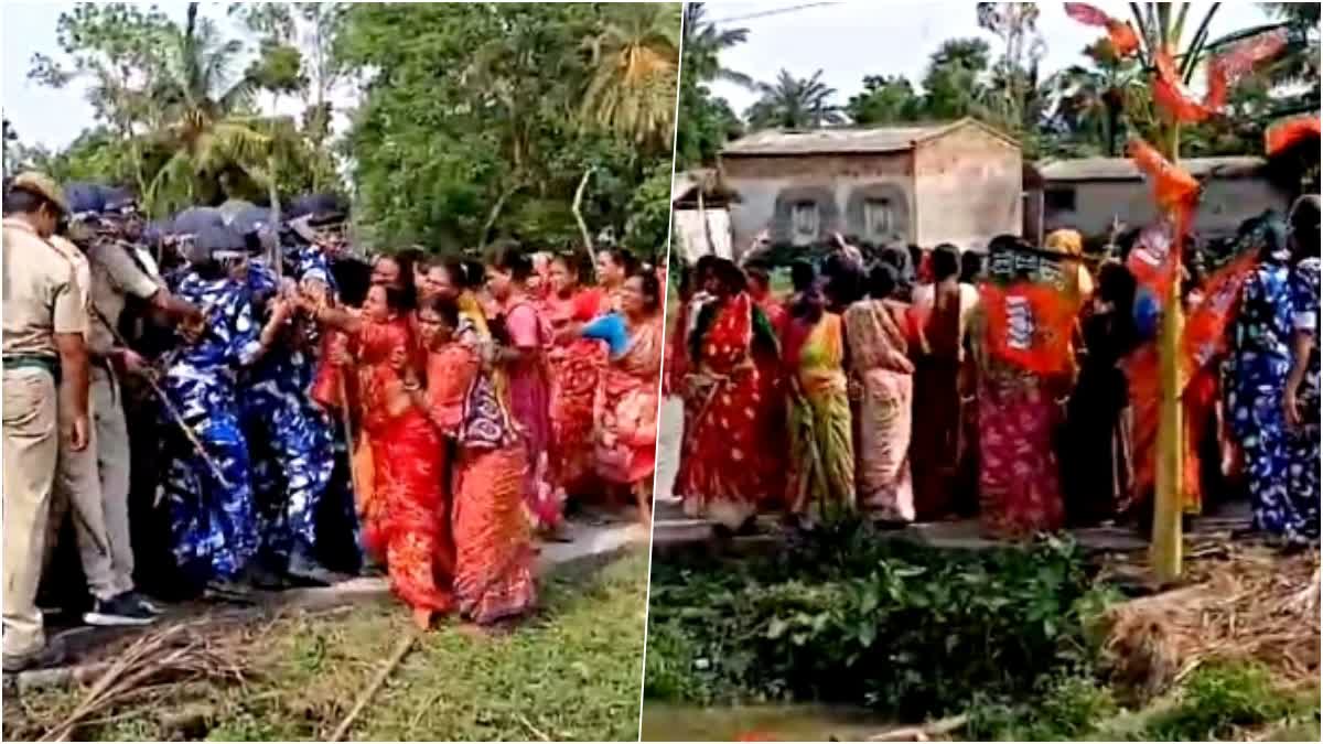 Sandeshkhali Women Protest