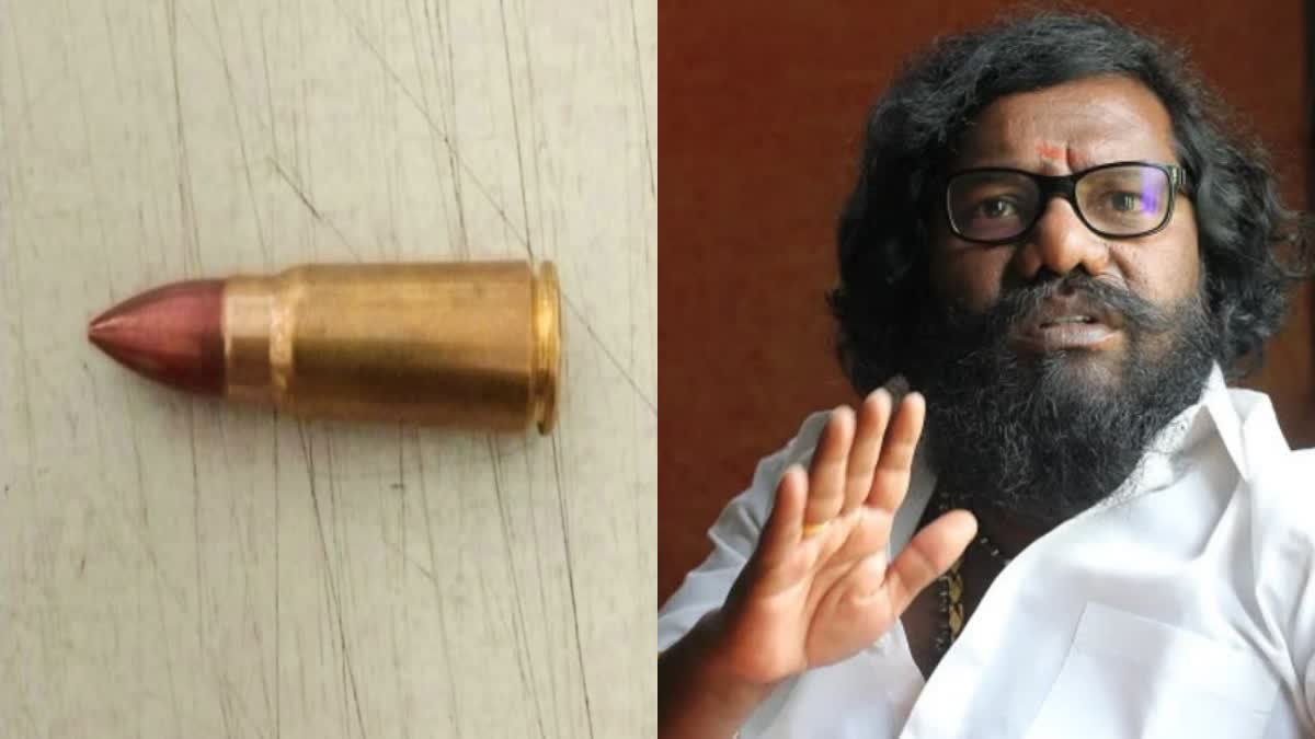 TAMIL ACTOR KARUNAS ARRESTED  CHENNAI AIRPORT  BULLETS IN BAG  തമിഴ് നടൻ കരുണാസ് പിടിയിൽ