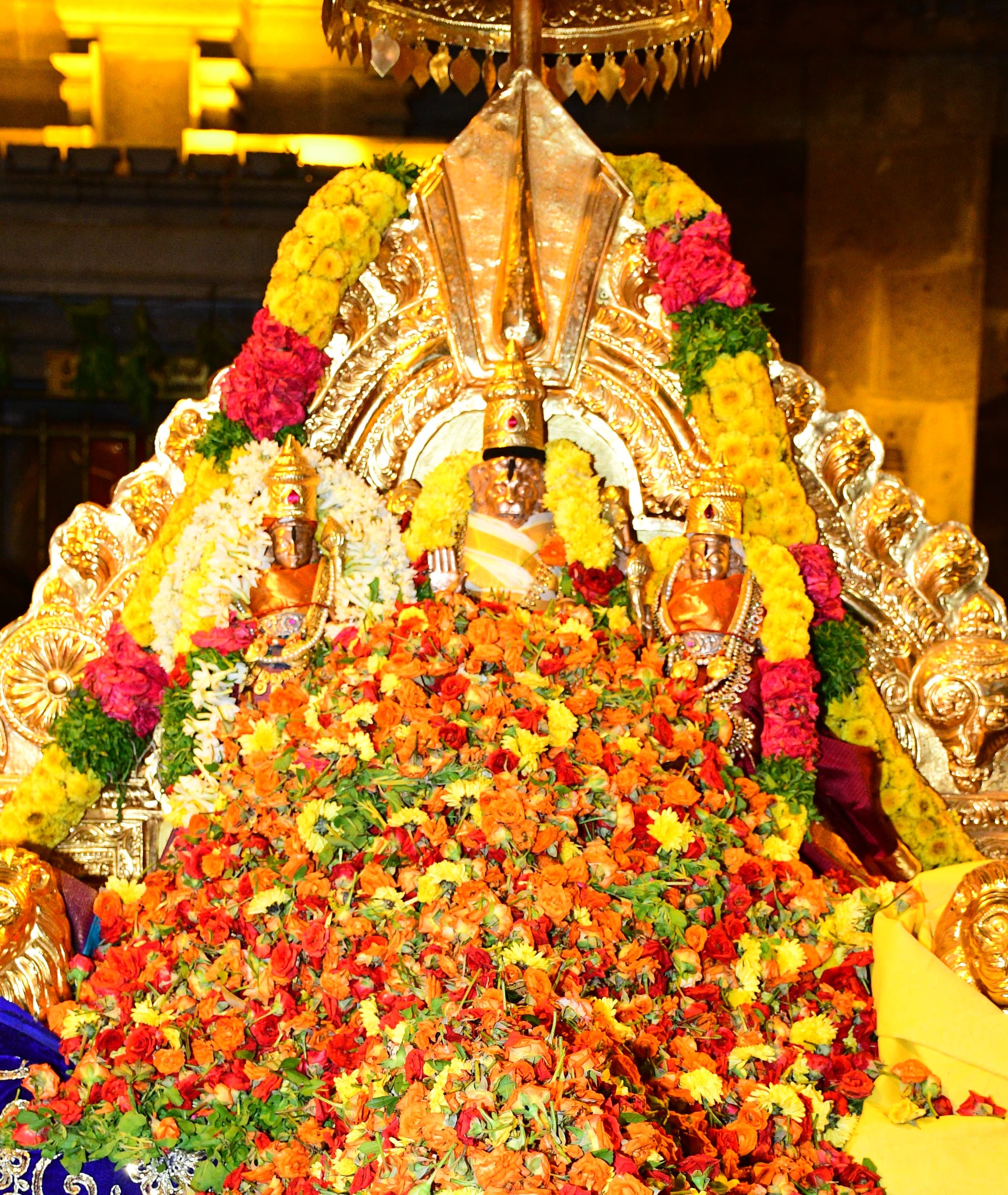 Massive Rush in Yadadri Temple