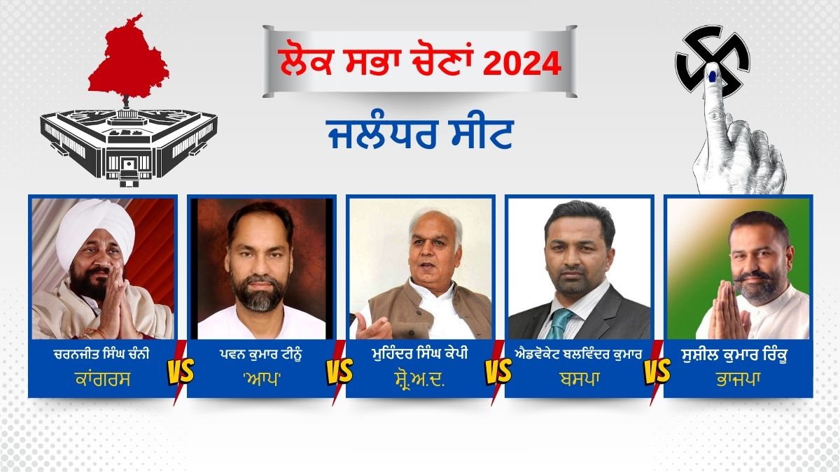 punjab 13 lok sabha seats exit poll etv bharat