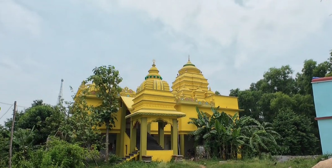 ISKCON temple at Bahanaga