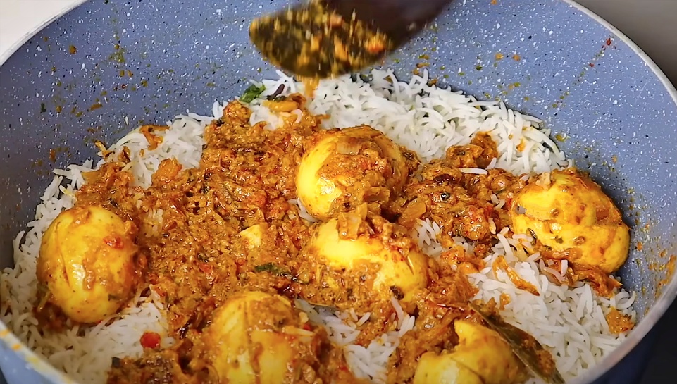 Egg Dum Biryani Recipe