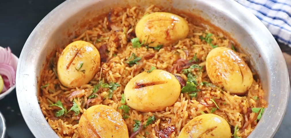 Egg Dum Biryani Recipe