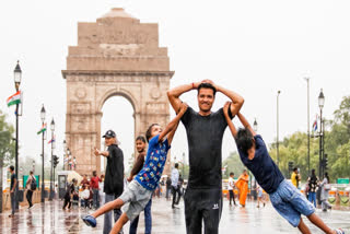 Delhi Weather Updates: Rains And Storms Bring Temperature Drop And Flight Delays