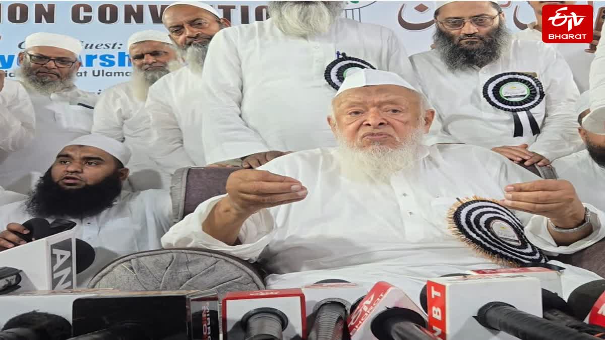 taking Action against madrasas despite ban is contempt of court: Arshad Madani ETV Bharat