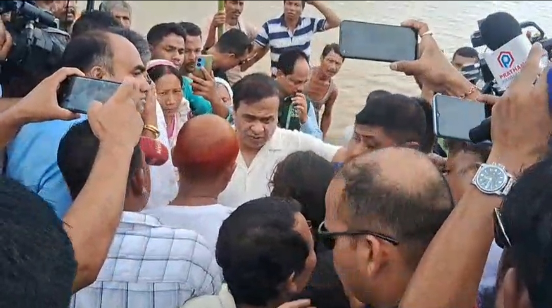 Assam CM lakhimpur visit