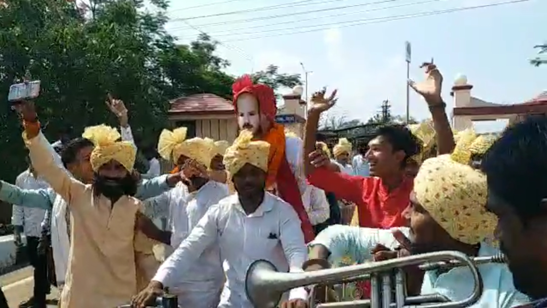 NSUI Unique Protest