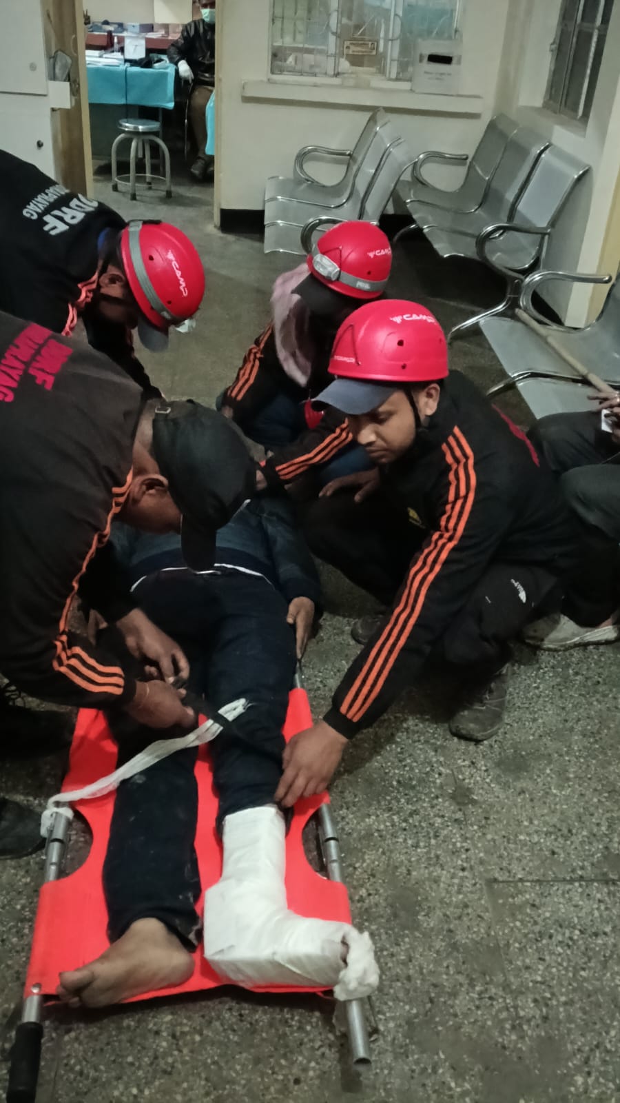 woman fell in river