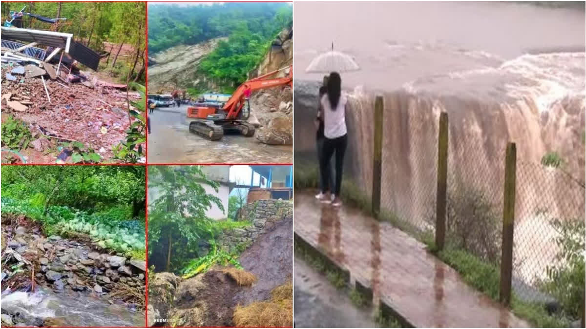 Rains batter Gujarat; cause extensive damage in Himachal Pradesh