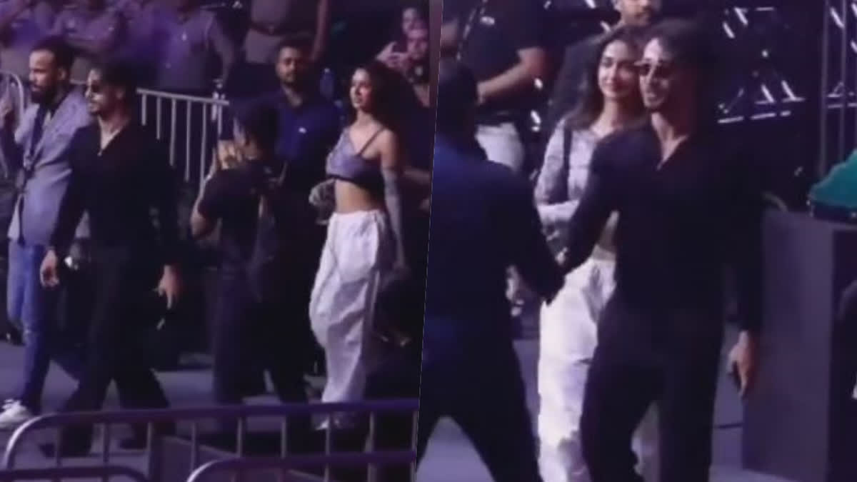 Fans can't get over Tiger Shroff and Disha Patani's reunion at Delhi event; watch video