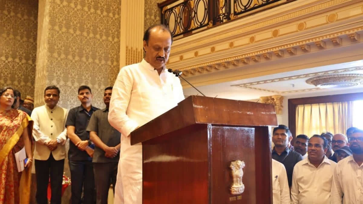 Ajit Pawar takes oath as Deputy CM, 8 other NCP MLAs also defect