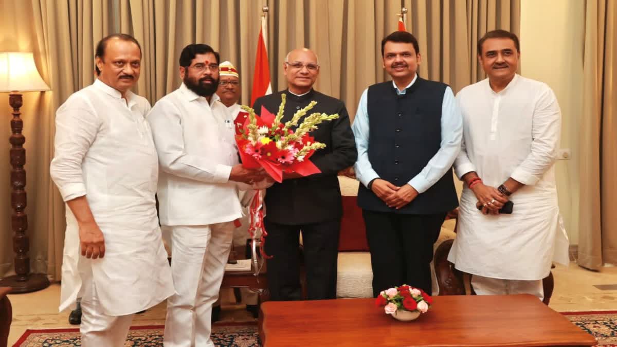 CM Shinde welcomes Ajit Pawar, says Maharashtra govt now triple engine