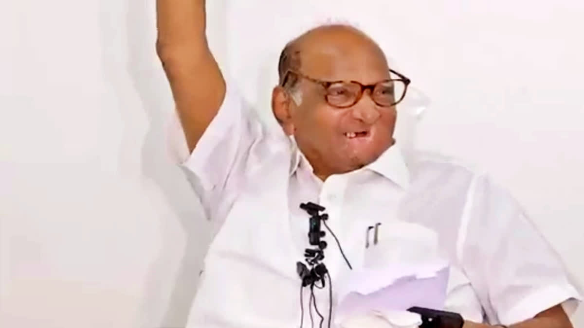 Composed Sharad Pawar's clever remark on who will represent NCP now