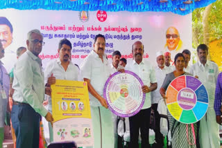 Minister Ma Subramanian and Minister R Gandhi launches scheme to monitor nutrition of pregnant women and newborns for first thousand days in ranipet district