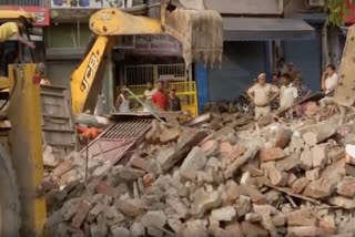 Delhi PWD demolishes two religious structures in Bhajanpura for road widening