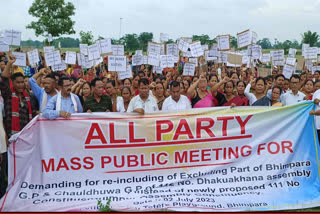 Protest against delimitation