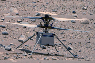 NASA's Mars helicopter 'phones home'