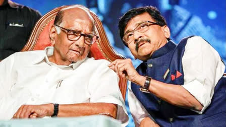 Sanjay Raut and Sharad Pawar