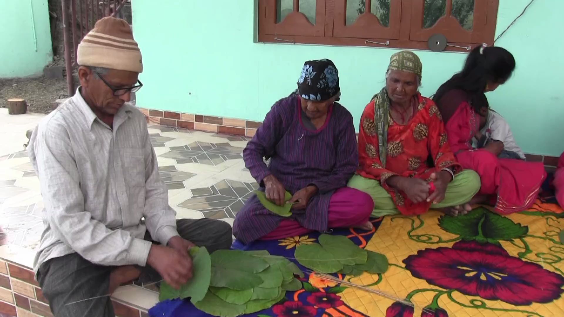 Village Women Making Pattal in Mandi Under JICA Project in Himachal.