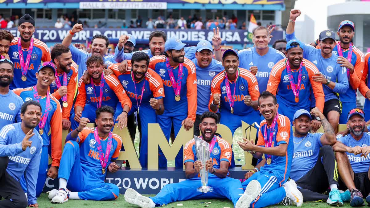 T20 WORLD CUP 2024 WINNING TEAM  TEAM RETURN BY CHARTERED FLIGHT  2024 ടി 20 ലോകകപ്പ്  ഇന്ത്യൻ ടീം ഇന്ന് മട