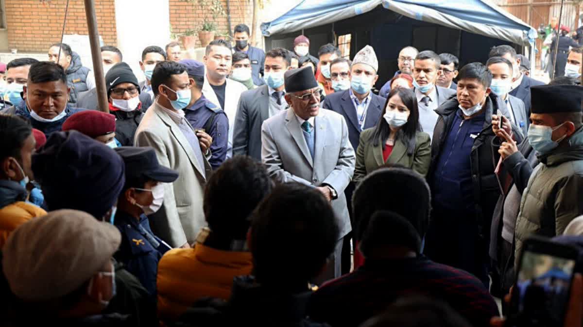 Nepal's Prime Minister Pushpa Kamal Dahal