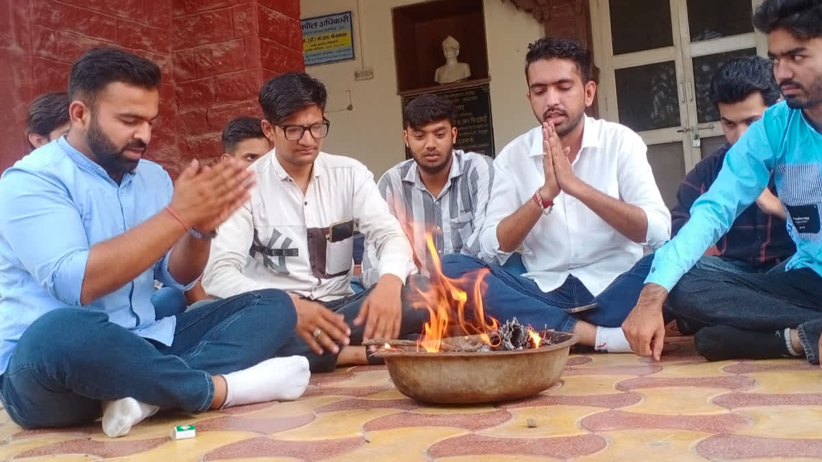 Sadbuddhi Yagya by NSUI students