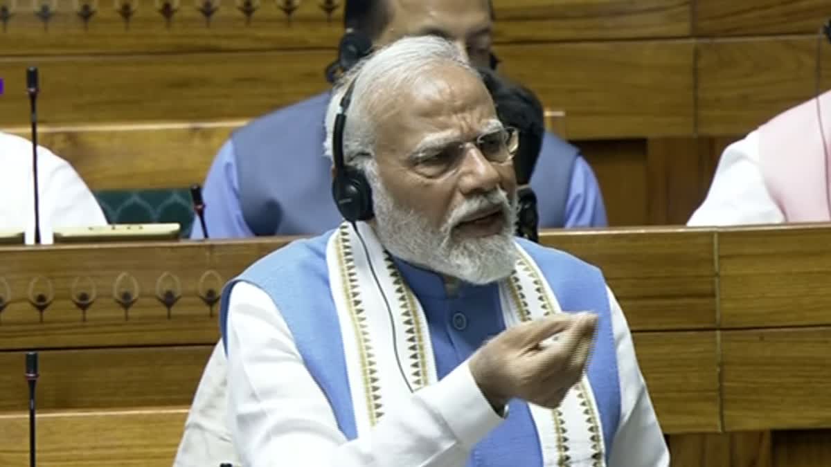 PM Modi speech in Lok Sabha