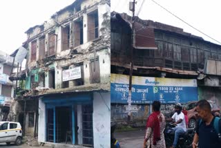 Dilapidated building in Haldwani