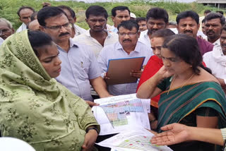 Collector Ansariya Visited Veligonda Project