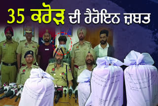 35 CRORE WORTH OF HEROIN SEIZED