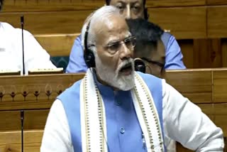 PM Modi in Lok Sabha