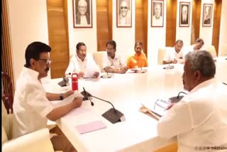 நிர்வாகிகளுடன் திமுக தலைவர் மு.க.ஸ்டாலின் சந்திப்பு
