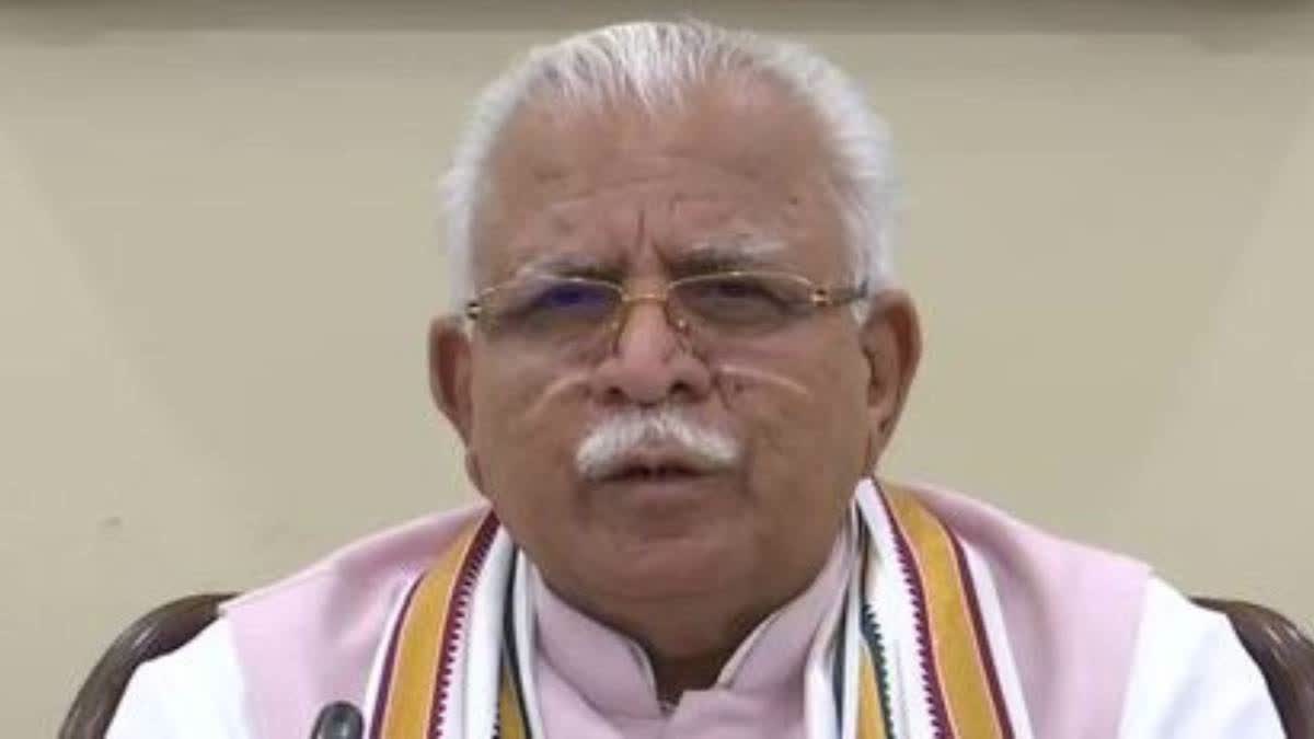 Haryana CM Manohar Lal Khattar