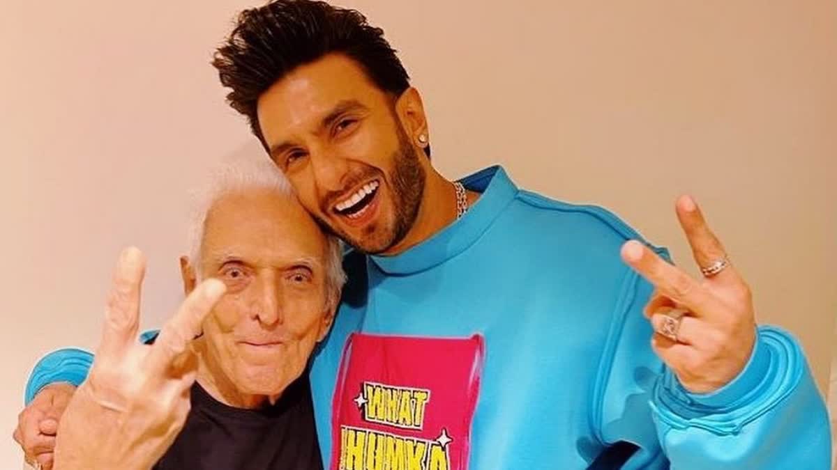 ranveer singh with grandfather