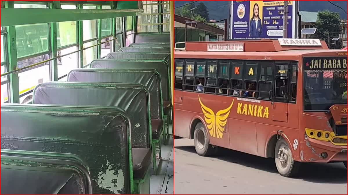 Private bus operators loss in mandi