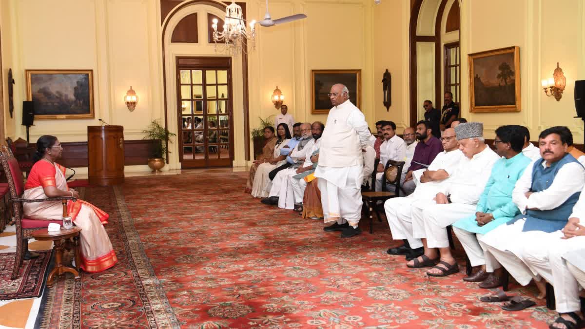 PM should visit Manipur, take steps to restore peace: Kharge to President