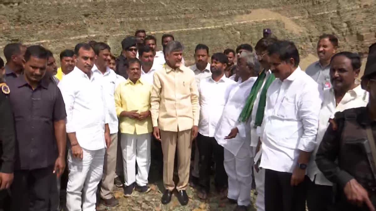 TDP Chief Chandrababu Visited Gandikota Reservoir