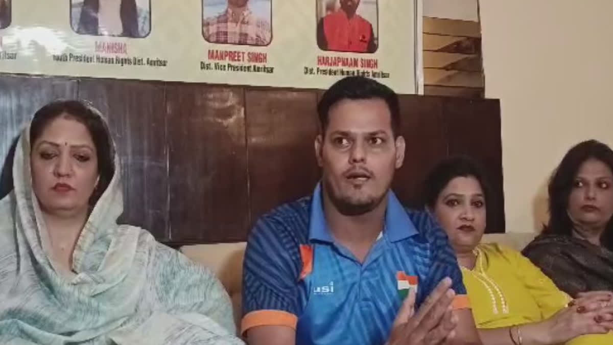 amputee athlete who beat international level in foot karate raised a rant against the state government