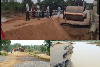 Roads damaged in Mulugu