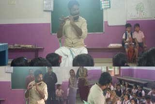 valsaraj flute students  auto driver Valsaraj flute playing in school  Valsaraj flute playing  Valsaraj flute playing video  ഓടക്കുഴല്‍ നാദം  ഓടക്കുഴല്‍  വത്സരാജ്  വത്സരാജ് എരവിൽ