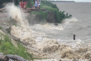 Hooghly River Erosion at Kulpi ETV BHARAT