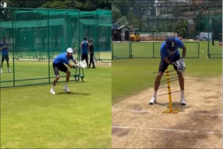 KL Rahul Wicket Keeping Practice